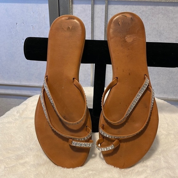 Shoes - FLATS - with rhinestones embellishments -  Size 9.5